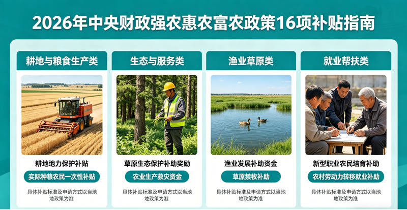 强农惠农富农 这些补贴可申领